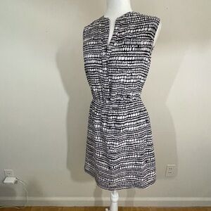 Merona sz x sm dress mini design black/ cream